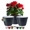 Santino ASTI Set of 3 18 cm Self-Watering Flower Pots