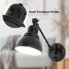 GOODATE Plug in Wall Sconces, Wall Sconce Lighting with Dimmable