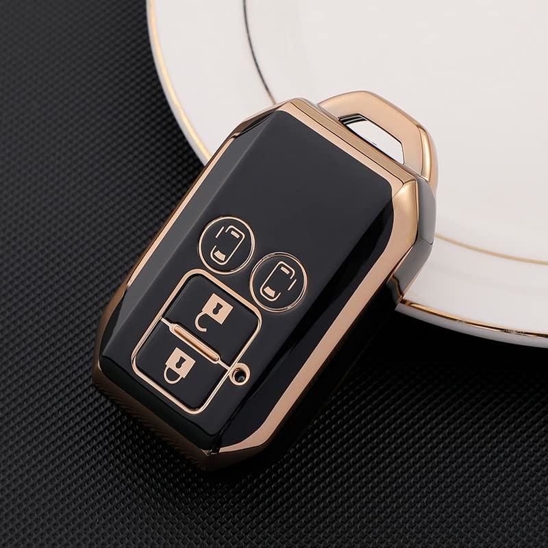 Kinotaka Soft TPU Smart Key Cover for Suzuki Cars, 4