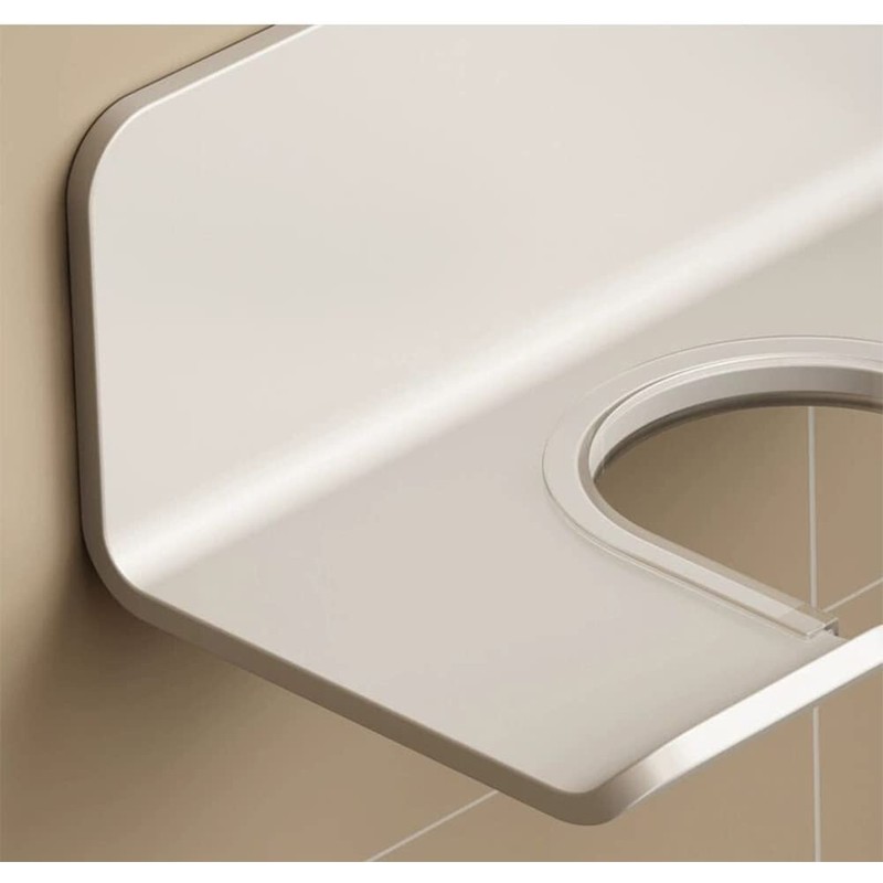 Manke Magnetic Dryer Holder Wall Mounted Dryer Hook Aluminum Dryer