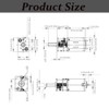 Micro Gear Motor DC 12V 1000RPM N20 High Torque Speed