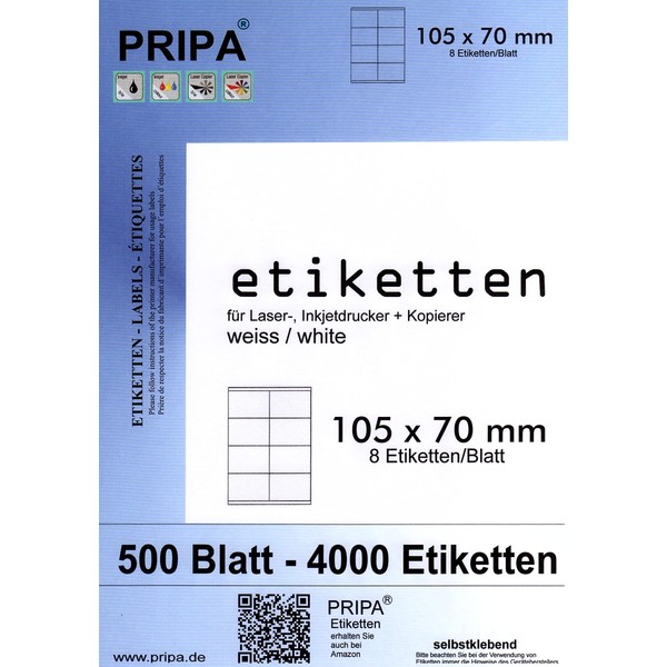 Pripa Labels Fulfilled by 105