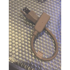 For Apple Short Volex Apple 7.5-in (APC13 SMI / PS204 / E62405SP) Power Cord - White