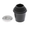 2pcs/set Threaded Bass Drum Spur/Floor Tom Leg Tips Rubber Feet