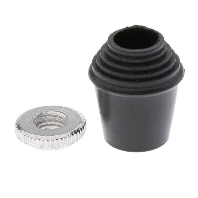 2pcs/set Threaded Bass Drum Spur/Floor Tom Leg Tips Rubber Feet