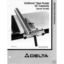 Delta Unifence Saw Guide 36-906 Instruction Manual