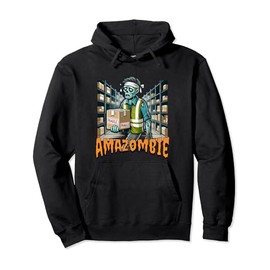 Zombie Coworker Swagazon Associate AmaZombie Pullover Hoodie