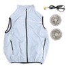 Air Conditioned Work Clothes Vest with Fan USB Power Summer