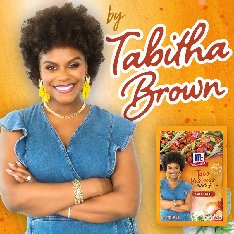 McCormick Taco Business Seasoning Mix by Tabitha Brown, 1 oz