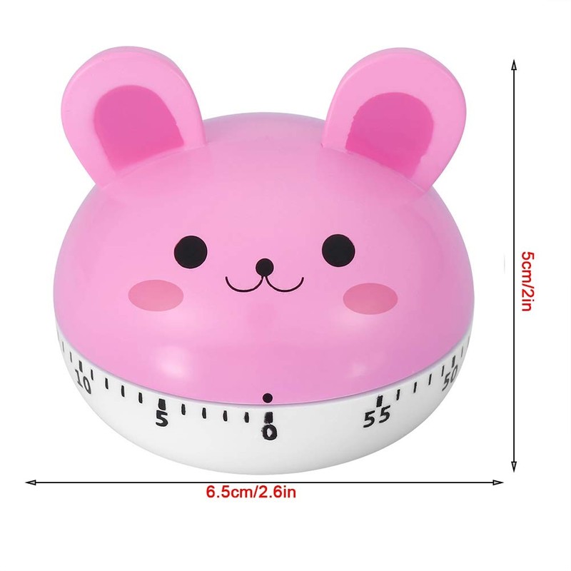 ABS Animal Timer, Cute Timer, for Home Kitchen(Bunny)