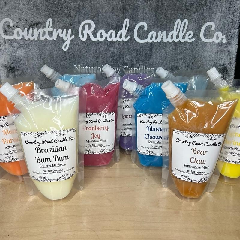 Squeezable Soy Wax 8oz Pouch | Heavily Fragranced | Hand