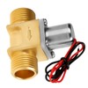 DC 4.5V 1/2" Water Flow Pulse Electromagnetic Valve Brass Solenoid