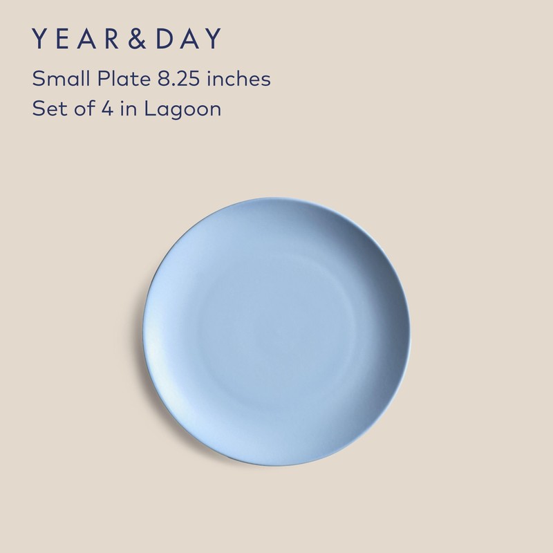 Year & Day Ceramic Set of 4 Small Dinnerware Soup