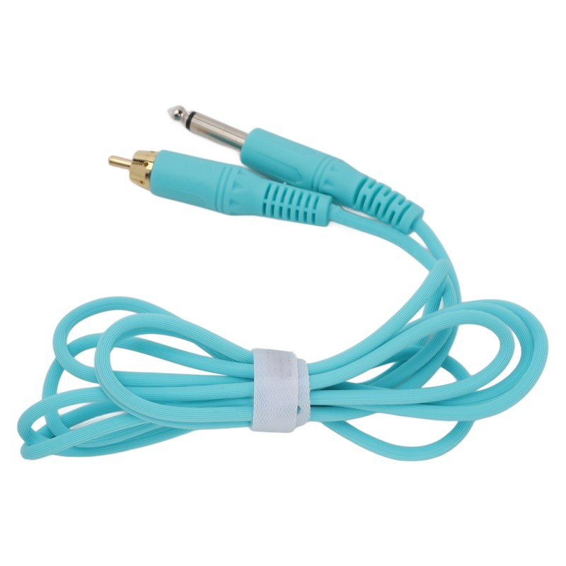 2m Length Tattoo Clip Cord RCA Interface Strong Conductivity Silicone