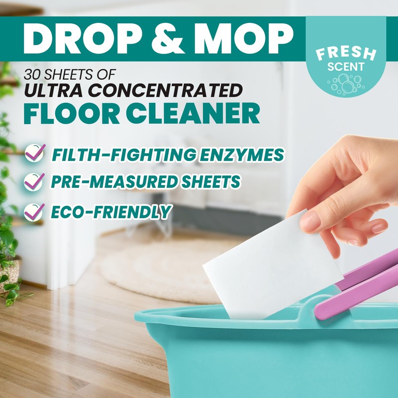 Uncle Todd's Ultra Concentrated Floor Cleaner For Mopping: 30 Natural,