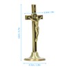 Catholic Cross Hand Made Zinc Alloy Metal Vertical Catholic Crucifix