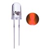 Waycreat 100PCS 5mm Orange LED Diode Lights Clear Emitting LEDs