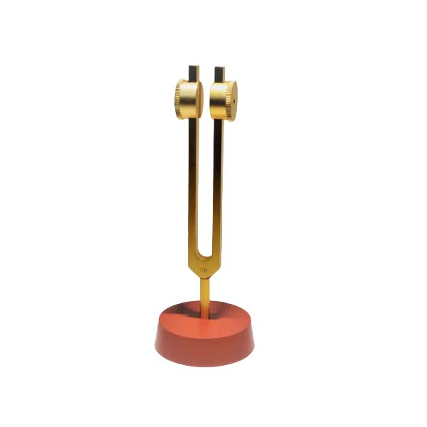 Crabby OM Tuning Fork 136.1 Hz Sound Gold Heart Chakra