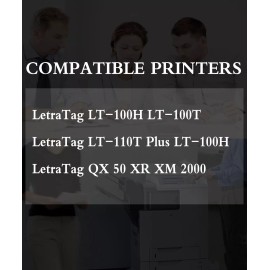 For Dymo 3-Pack Label Maker Refills 91330 for Dymo LetraTag QX50 2000 XR