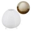 Lantern Table Paper Lamp Warm Light E14 Bulb Simple Installation