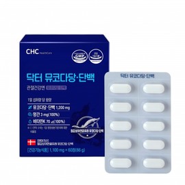 CHC Dr. Mucopolysaccharide & Protein 1,100mg x 60 Tablets / CHC 닥터 뮤코다당·단백 1,100mg x 60정