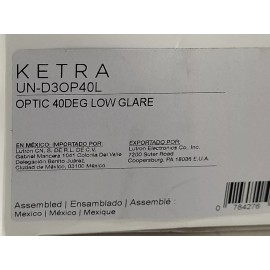 Lutron Ketra Optic 40 Degree Low Glare D3 Beam Shaping Trim Fixture
