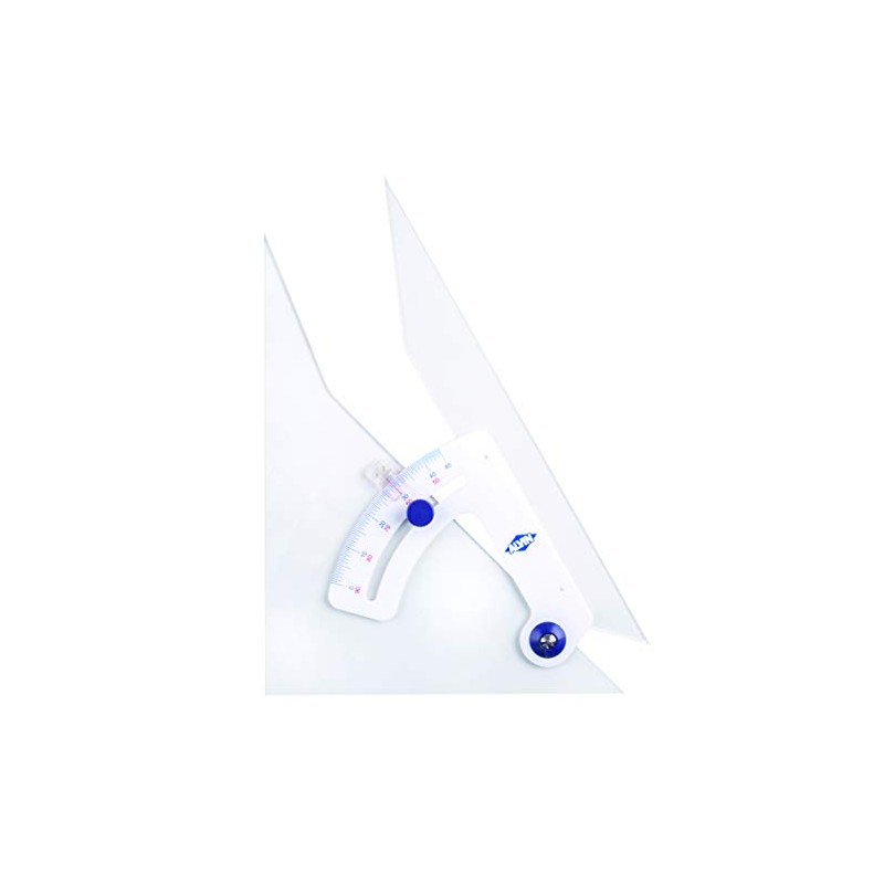 ALVIN True-Angle Adjustable Drafting Triangle Made of High Impact Acrylic