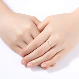 VIKI LYNN Opal Women's Rings 925 Sterling Silver Finger Ring Jewellery for Women Girls Size 54, Sterling Silver Sterling silver opal, Opal