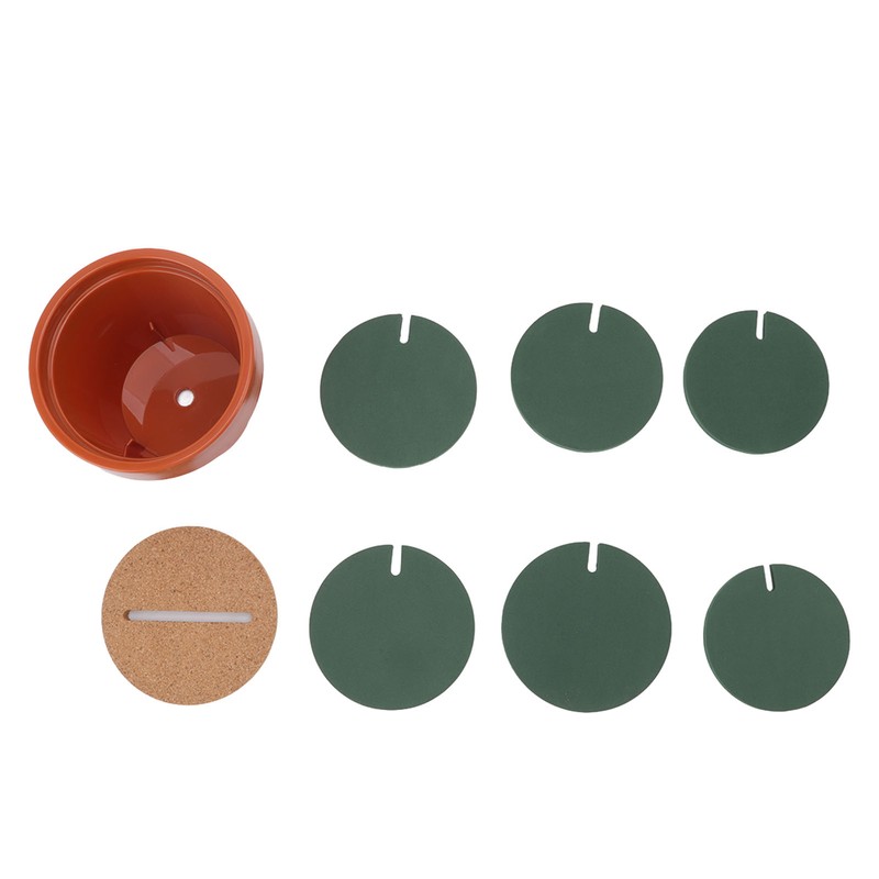 7 Pcs Cactus Coaster Set Cute Funny Green Cactus Coaster
