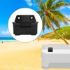 2pcs Igloo Cooler Hinges, Black Plastic Hinges Replacement with 4