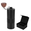 Black Manual Coffee Grinder Stainless Steel Bean Milling Machine Coffee