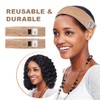OUDQFCJ 2 Stück Elastisches Perückengriff Perücke Stirnband (Hautfarben)