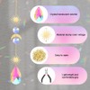 OFFCUP Crystal Suncatchers, 200Pcs Gold Sun Catchers, Rainbow Maker Crystal