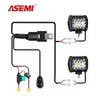 ASEMI LED Light Bar Wiring Harness Kit 2 Leads 20AWG