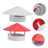 KICHOUSE 1pc Chimney Rainproof Cover Smoke Funnel for Ventilation Easy