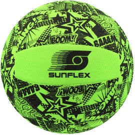 Sunflex Neoprene Accessories Beach and Fun Ball Funky Boom Size 3 | Volleyball & Beach Ball Soft & Lightweight for the Beach & Water | Play Ball Extremely Robust & for All Age Groups