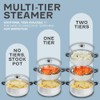 Concord 30 CM Stainless Steel 3 Tier Steamer Pot Steaming