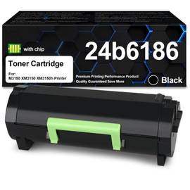 24B6186 Toner Cartridge High Yield-16,000 Pages with Chip Compatible with 24B6186 Laser Cartridge M3150 XM3150 XM3150h Printer(1 Pack，Black)