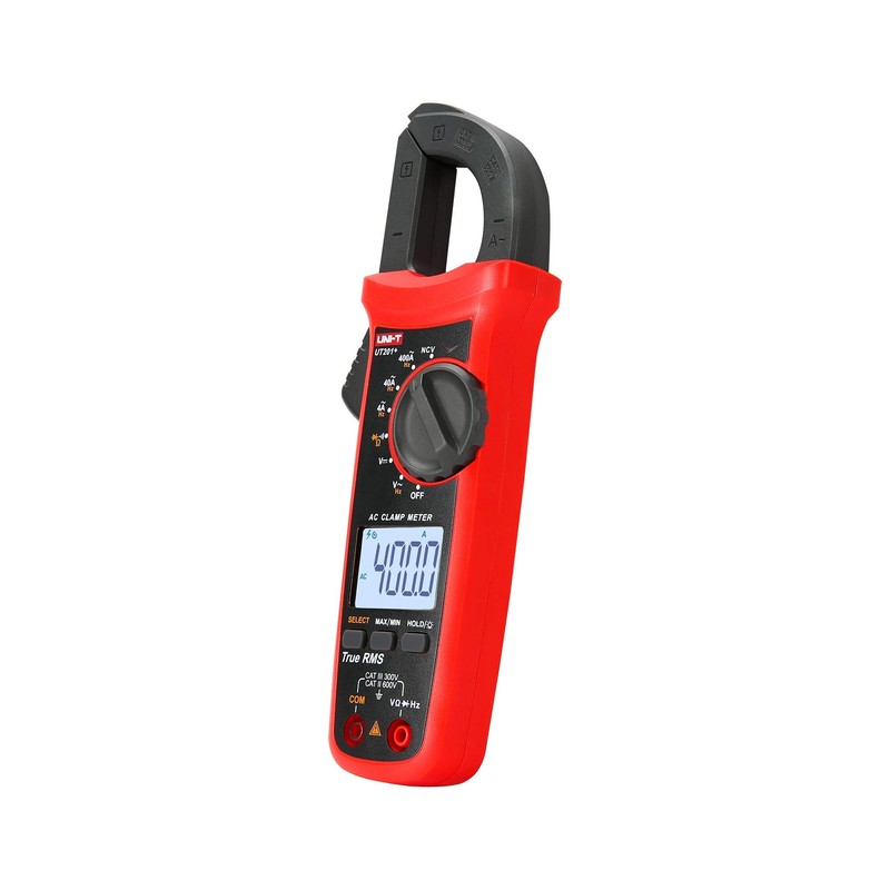 UNI-T UT201+/MIE0400 Digital Clamp Meter Voltage Measurement AC/DC Circuit and