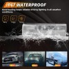 OFFKAT 2PCS Clear Lens Rear Tail Lights Brake Signal Lamps