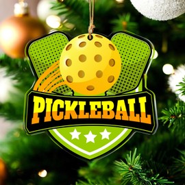Pickleball Ornament Gifts for Women - Christmas Tree Hanging Decorations Keepsake