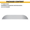 KUAFU Round Fender Back Compatible with 9 x 72 &