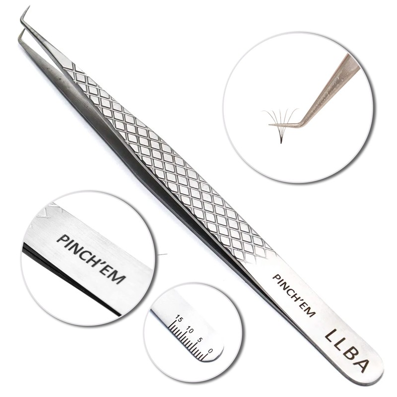 LLBA Lash Tweezer Professional Volume False Lash Application Tool |