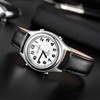 Hearkent Atomic Talking Watch for Visually impaired,Quartz Wrist Watch Leather