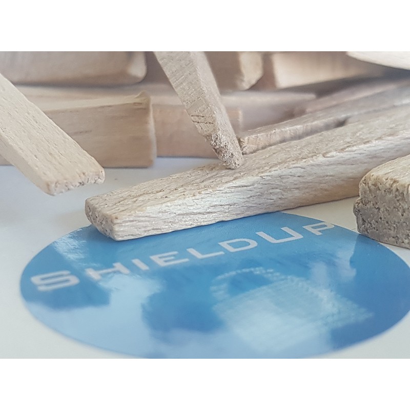 Shieldup Beech Wood Tile Wedges - Pack of 50
