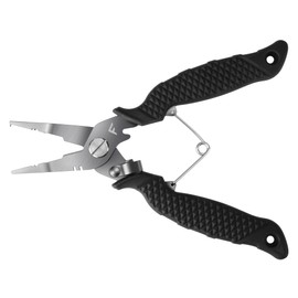 FLISSA Fishing Pliers, Fishing Pliers, Split Ring Pliers, Hook Remover, Line Cutter, Locking Mechanism, Multi-functional, Rust Proof