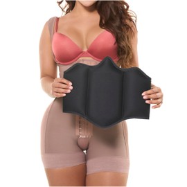 BE SHAPY 360 Lipo Foam Wrap Around Ab Board | Lipo Boards Post Surgery 360 | Tummy Tuck Recovery Must Haves Black