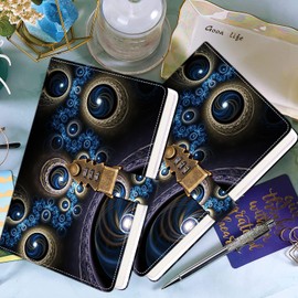 ZXHQ Diary with Lock for Women/Men, Secret Diary for Girls, A5 (15.9 × 21.5 cm)