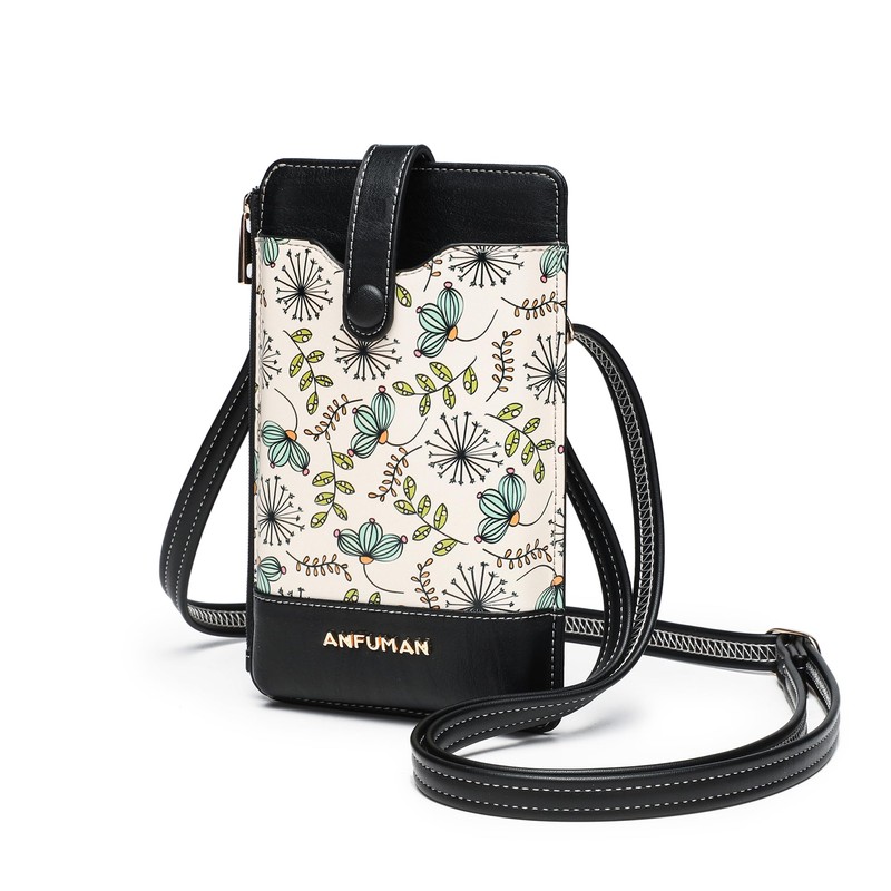 TAOSITUE Leather Small Crossbody Bags for Women Designer Cell Phone