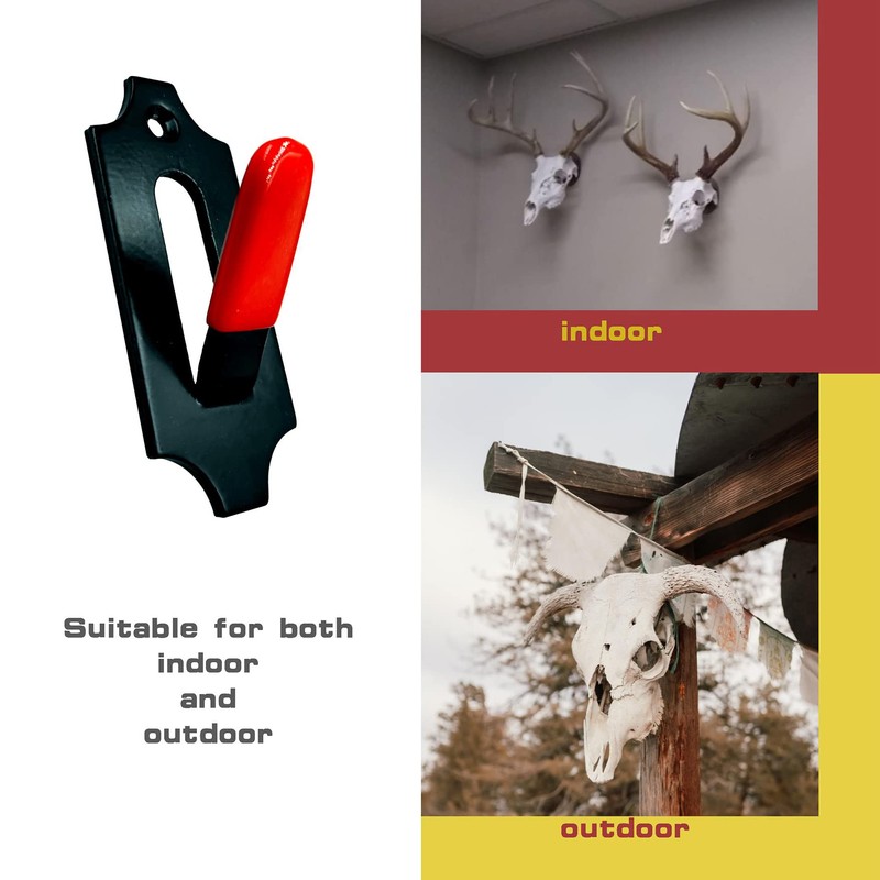 PLAIRC 6 Pack European Mount Skull Hanger, Deer Skull Mount
